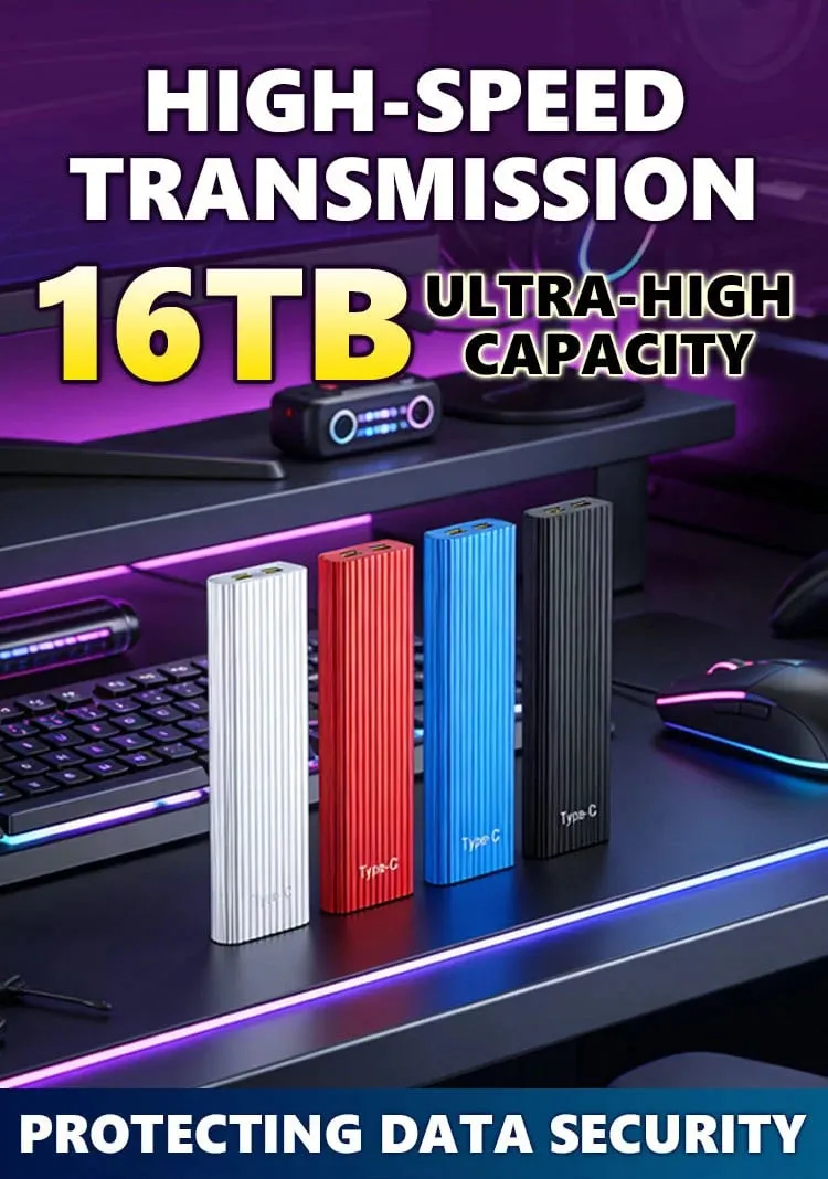 🏆Flash Sale⚡ 50K+ SOLD!🔥16TB Large-Capacity Type-C Portable Mini SSD