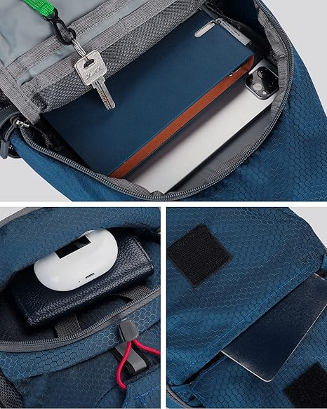 π Packable Small Crossbody Sling Backpack with Side Pouch - β¨ Perfect for Hiking and Traveling